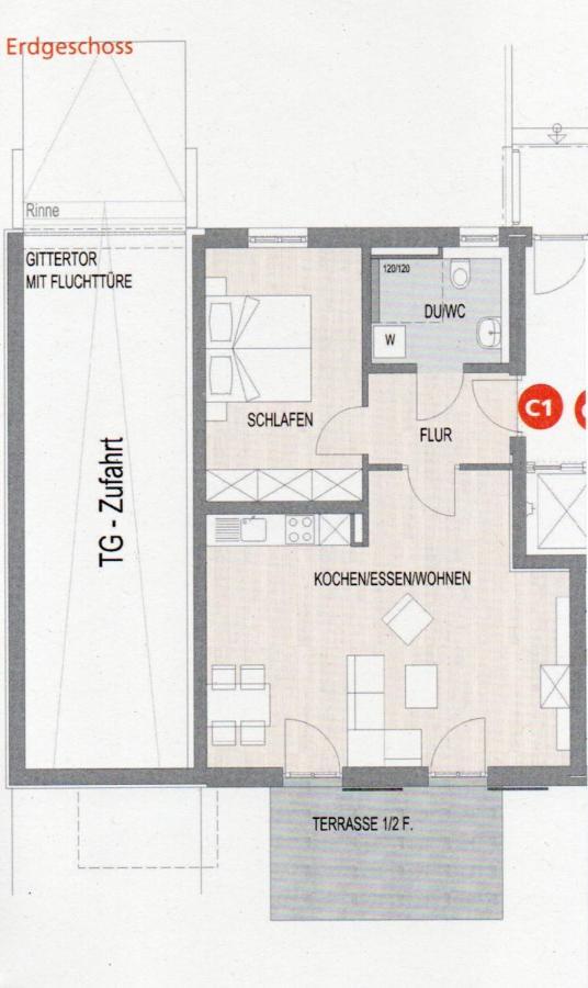 Antike & Modern Deluxe Lägenhet Günzburg Exteriör bild